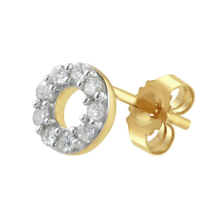 Napichovacie náušnice s diamantmi Kemlys 10575