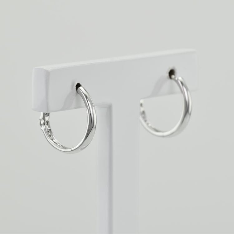 Náušnice z bieleho zlata 25805