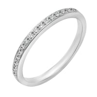Eternity prsteň s 1.50mm moissanitmi Lorne