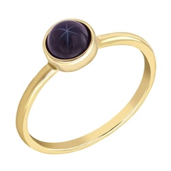 Zlatý prsten s magickým zafírom Sevita