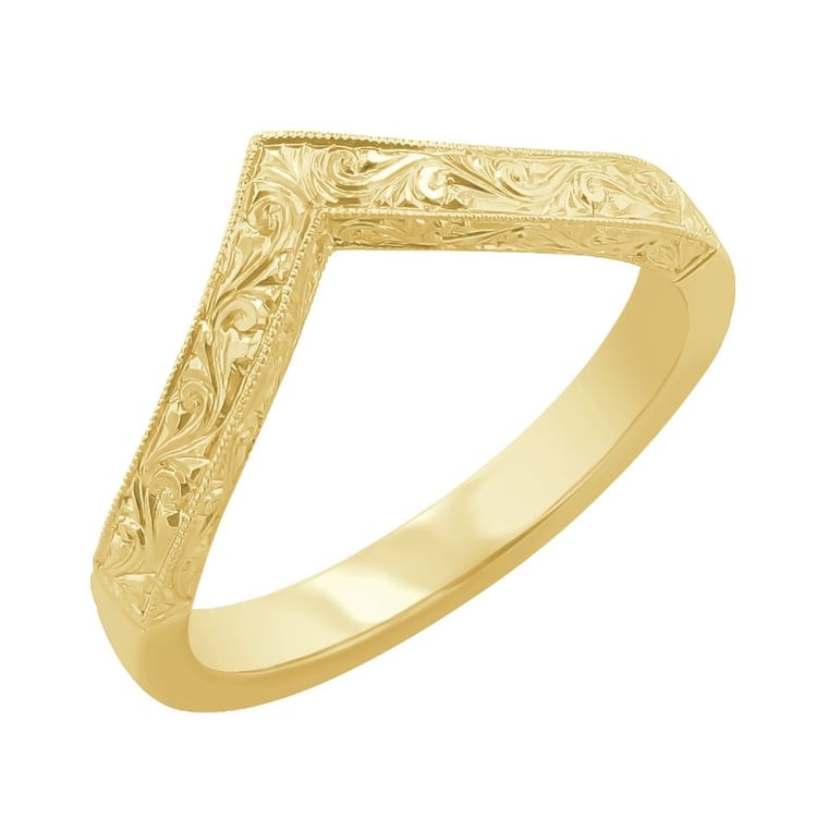 Vykrojená obrúčka s ručnou rytinou Tiana 117819