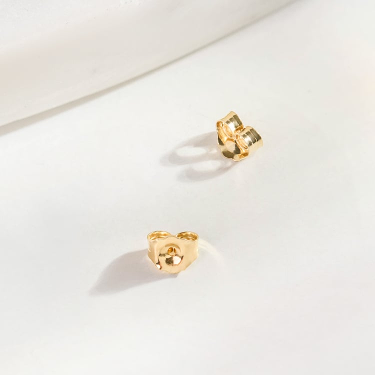 Náušnicové puzety zo žltého zlata Lora 166421