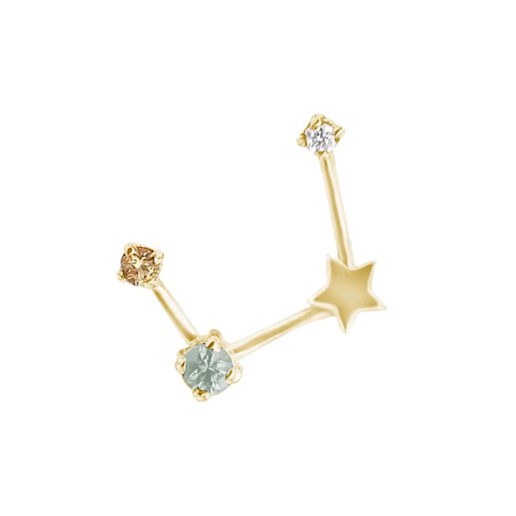 Náušnica so znamením zverokruhu Virgo 139356