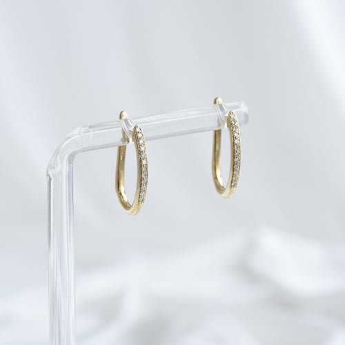 Elegantné náušnice s diamantmi Kham