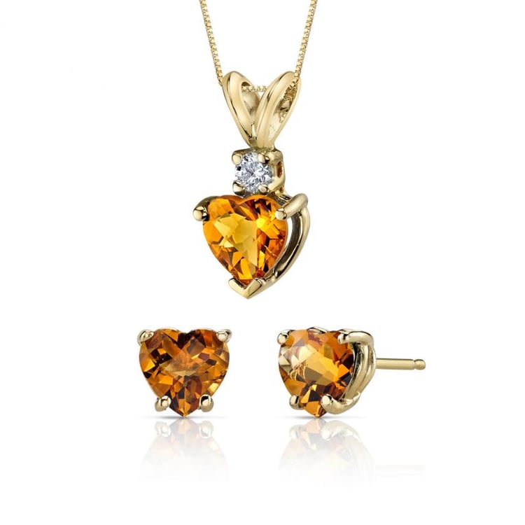 Zlatá citrínová kolekcia 20325