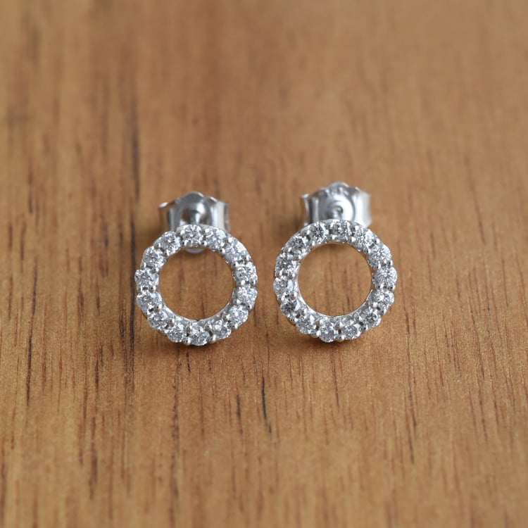 Karma náušnice s lab-grown diamantmi Leonna 141303