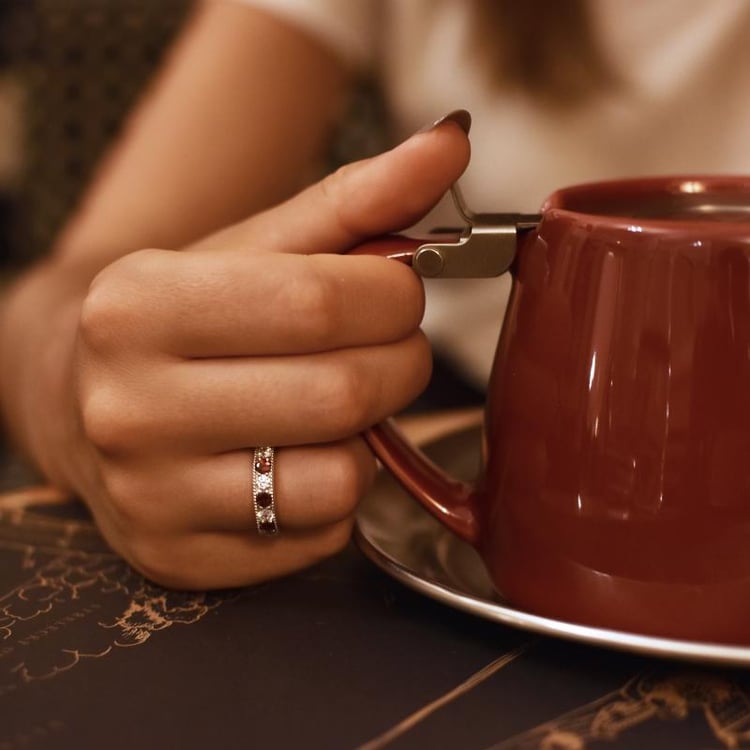 Prsteň zo striebra 34518