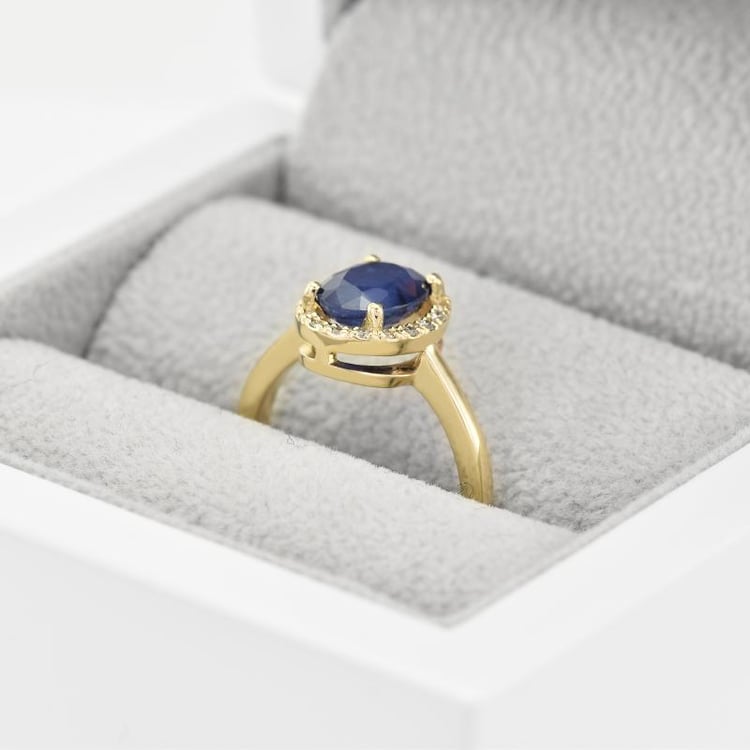 Zafírový prsteň 40373