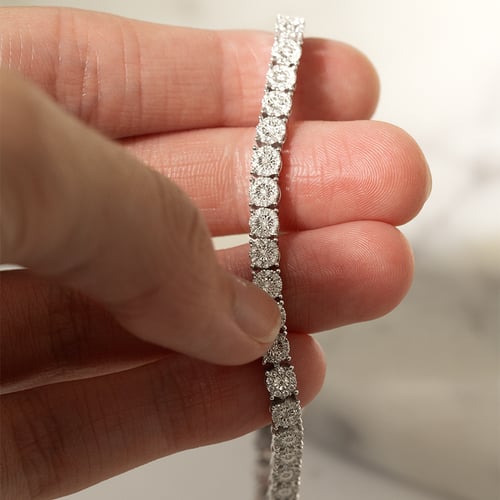 Elegantný náramok s diamantmi Ansel