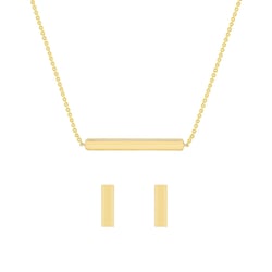 Set fashion šperkov z ružového zlata Preya