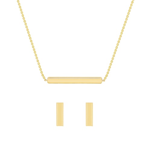 Set fashion šperkov z ružového zlata Preya