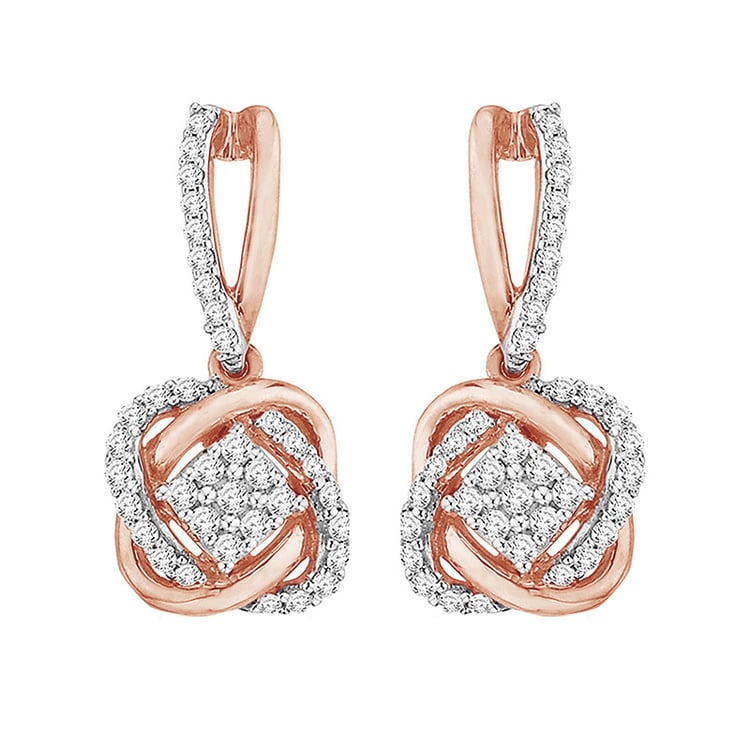 Diamantové náušnice 95060