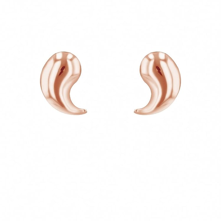 Zlaté napichovacie náušnice Apostrof