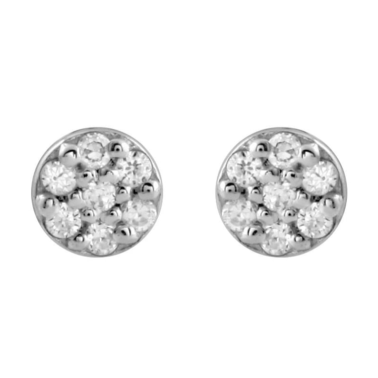 Diamantové zlaté náušnice Milase