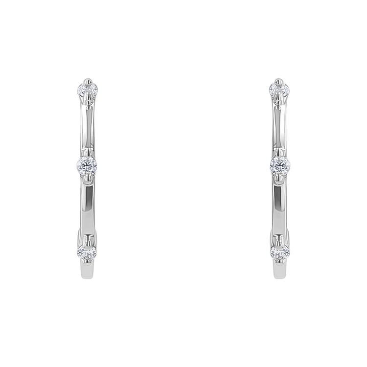 Kruhové náušnice s diamantmi Odina 134394