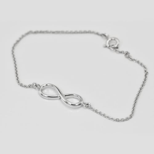 Zlatý fashion náramok s motívom nekonečna Infinity