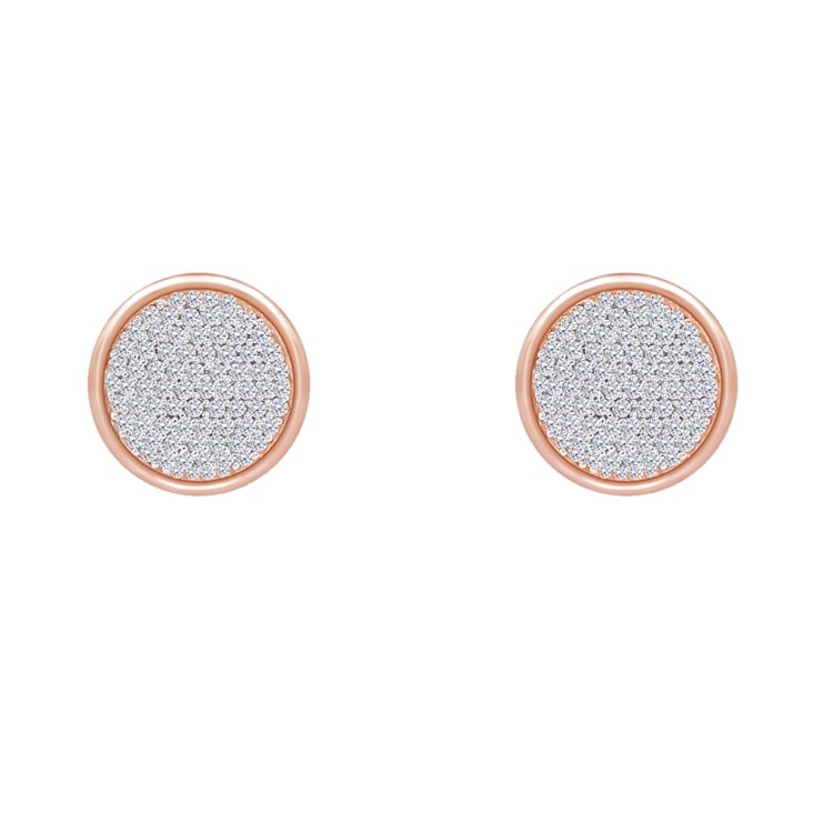 Zlaté napichovacie náušnice s diamantmi 48422