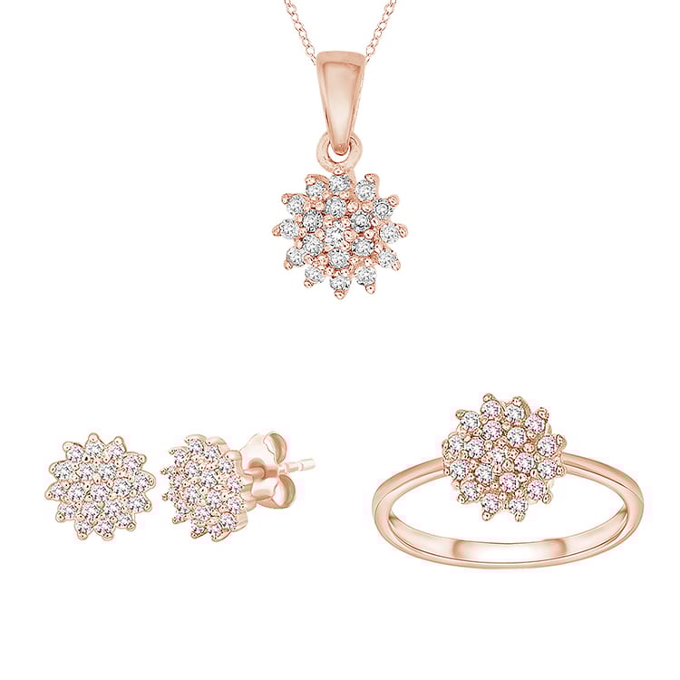 Kolekcia šperkov s diamantmi 95257