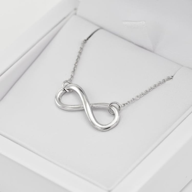 Náhrdelník zo striebra Infinity 7257