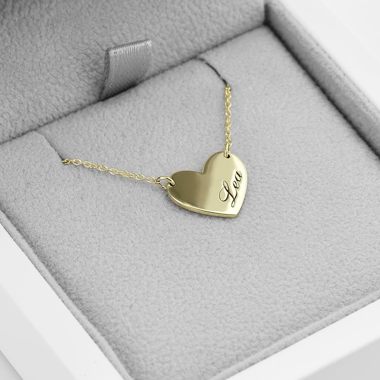 Zlatý prívesok v tvare srdca 58827