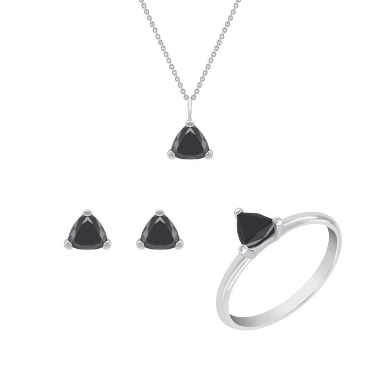 Zlatá kolekcia šperkov s trillion diamantmi Lesly