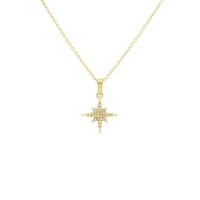 Prívesok v tvare diamantovej hviezdy Lyra