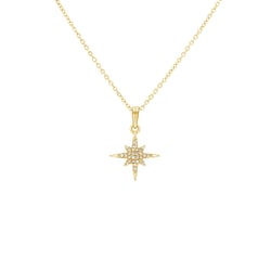 Prívesok v tvare diamantovej hviezdy Lyra