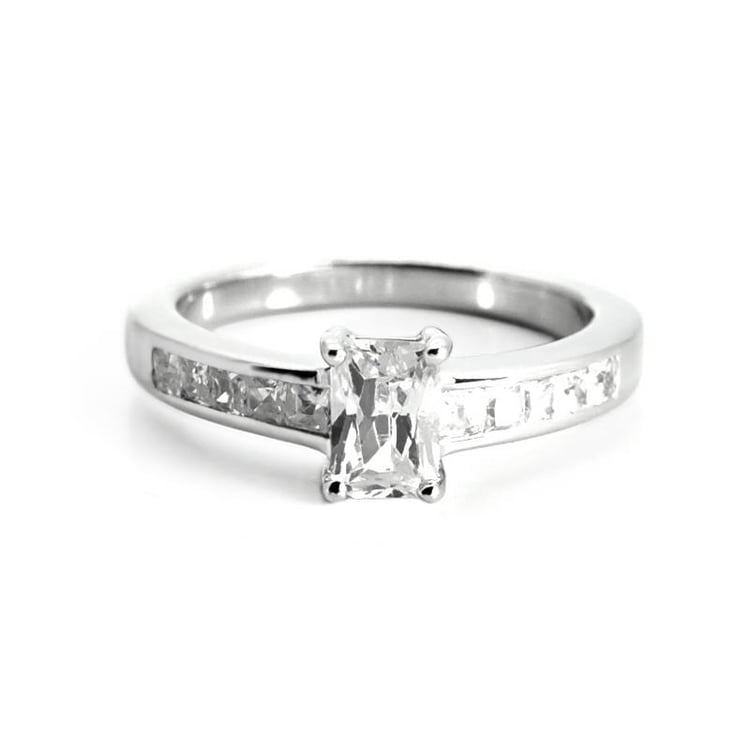 Zásnubný prsteň s diamantmi z 18k zlata Cynara 4992