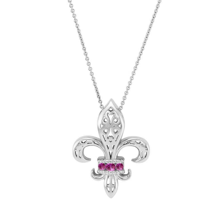 Zafírový zlatý náhrdelník