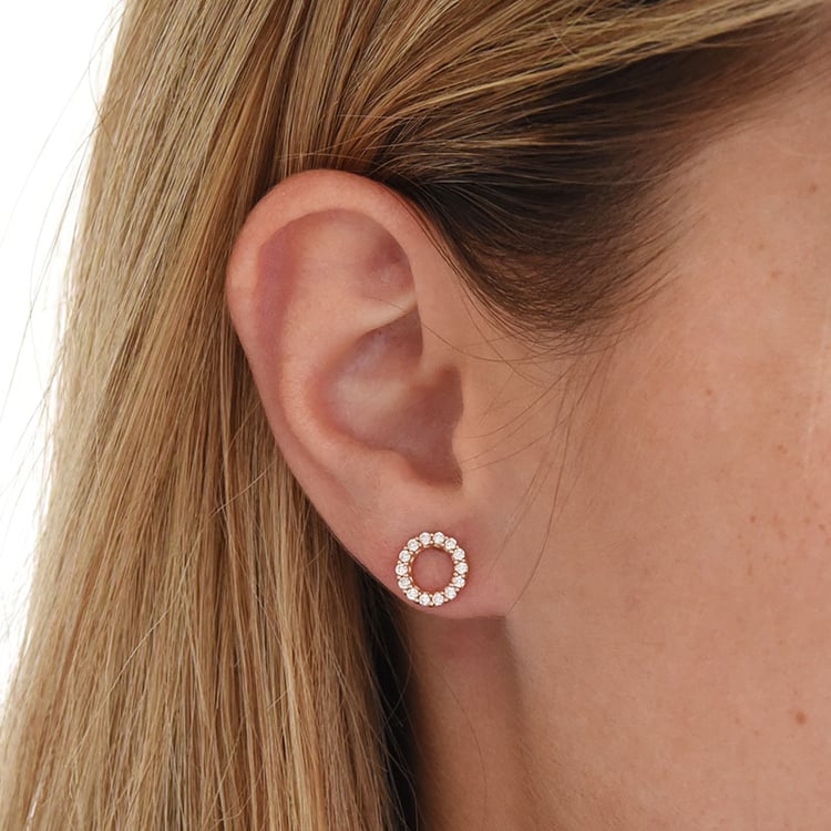 Diamantové karma náušnice Leonna 85935