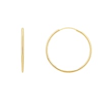 Zlaté kruhové náušnice Aliesha