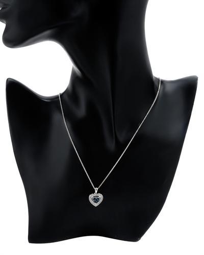 Náhrdelník s modrými diamantmi 773