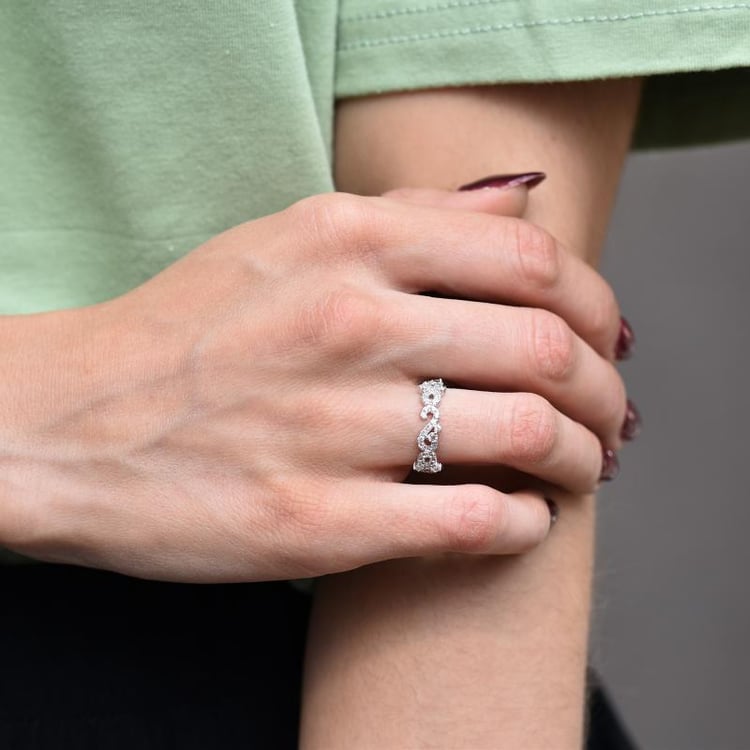 Eternity prsteň posiaty lab-grown diamantmi Altais 105741