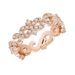 Eternity prsteň posiaty lab-grown diamantmi Altais