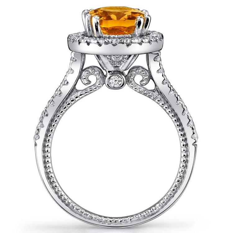 Citrínový prsteň 28475