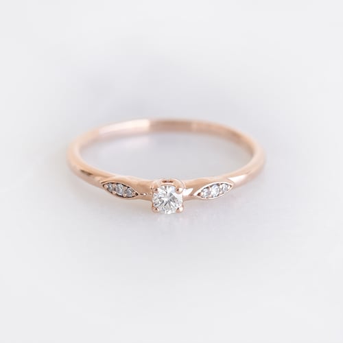 Prsteň s lab-grown diamantmi Gerty