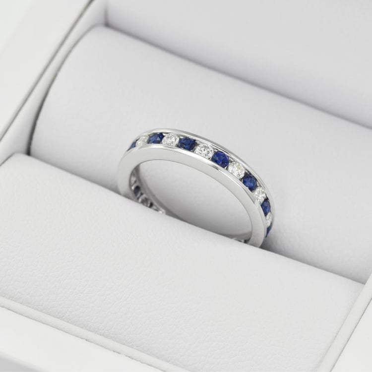 Prsteň so zafírmi 17081