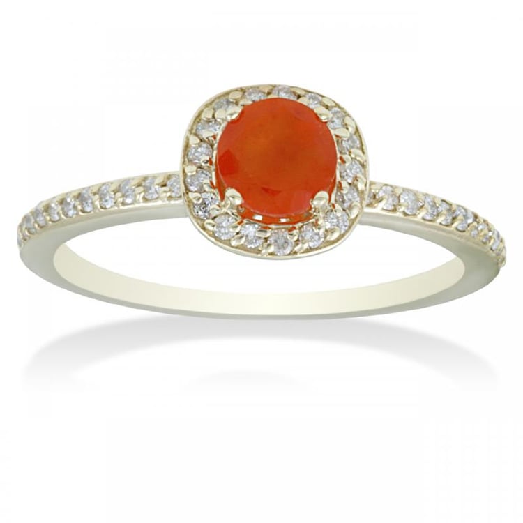 Diamantový zlatý prsteň so zafírom 4438