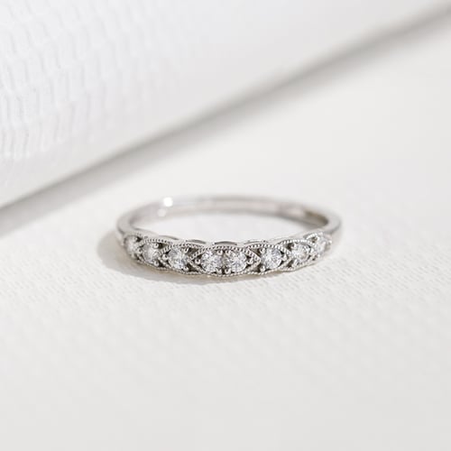 Elegantný eternity prsteň s diamantmi Dustin