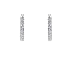 Diamantové kruhové náušnice Barnett