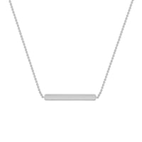 Jemný strieborný náhrdelník Barr