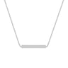 Jemný strieborný náhrdelník Barr