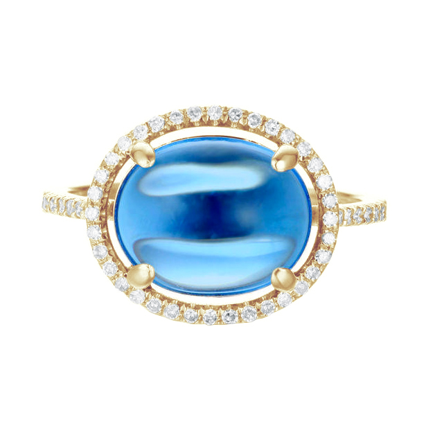 Zásnubný prsteň s topásom 87638