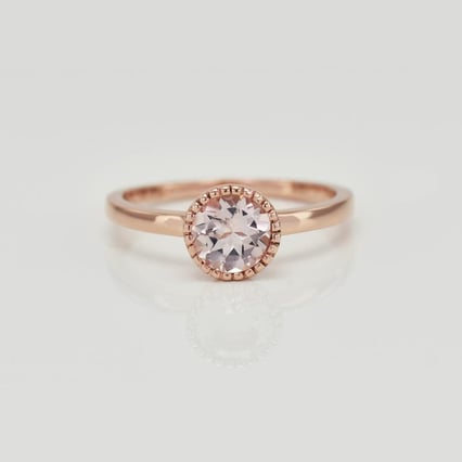 Prsteň zo zlata s morganitom Maddie