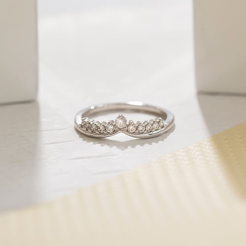 Set prsteňov s možnosťou výberu diamantu Santana