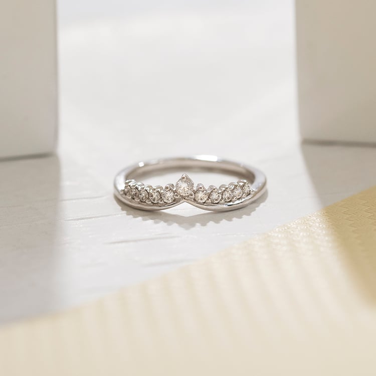 Set prsteňov s možnosťou výberu diamantu Santana 131714