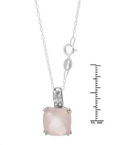 Strieborný prívesok s krištáľom a topásmi Ciara 53977