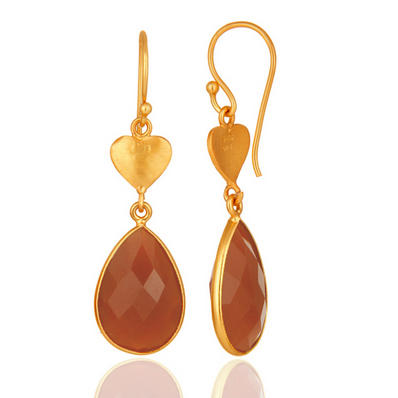 Fashion ónyxové náušnice 7009