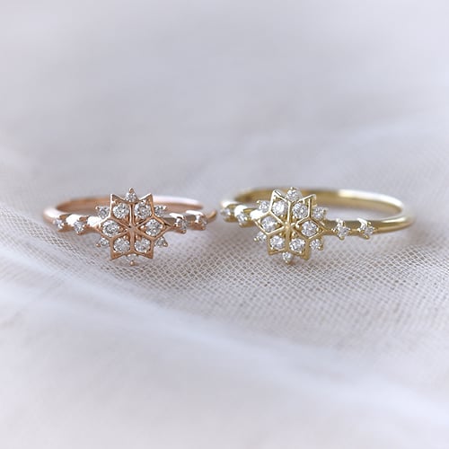 Prsteň s lab-grown diamantmi Starlight