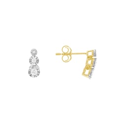 Minimalistické náušnice s diamantmi Winona